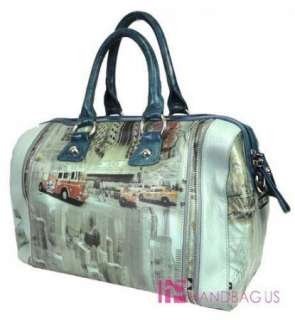 New Authentic NICOLE LEE USA Large Overnight Duffel Bag I Love NL Tote 