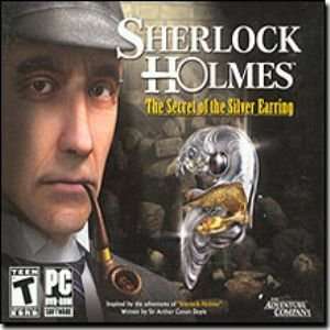  Sherlock Holmes Silver Earring