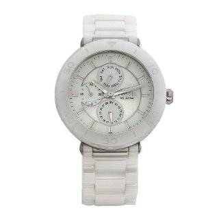 Fossil Womens CE1000 Ceramic Multifunction White Dial Watch by Fossil