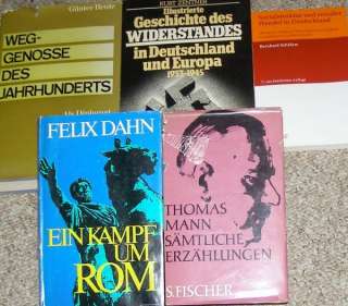 German Language Book Lot History & Politics  