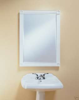 White Bathroom Vanity Decorative Wall Mirror NEW 391  