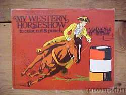 Rare Breyer My Western Horse Show cut out Paper Dolls  