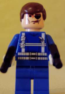 Custom Lego Superhero minifig Nick Fury Agent of SHIELD  