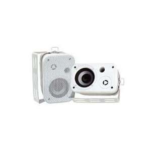   Pyle Home PDWR30W 3.5 Inch Indoor/Outdoor Waterproof Speakers (White