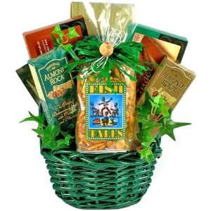 Fishing Fanatic Gourmet Food Basket   Fathers Day Gift Idea for Men 
