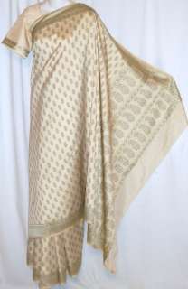   Silk Sari w/ Choli Blouse Indian Saree Dance Bollywood Fabric L 41