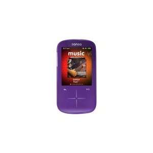   Sansa Fuze SDMX20R 8 GB Purple Flash Portable Media Play Electronics