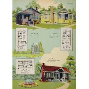  1925 Vintage Bungalow House Floor Plans Fernwood Fargo 