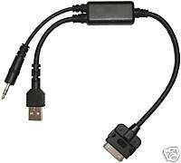 iPod/iPhone 3G/4/4S 3.5mm/USB Audio AUX Stereo Interface Adapter Cable 