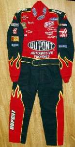 NASCAR Jeff Gordon Dupont #24 Display Full Fire Suit  