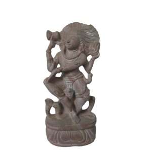 Dancing Shiva Stone Statue Hindu God Shiva Collectible Figurines 4 