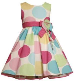   Bonnie Jean Toddler Girls Multi Dot Birthday Dress: Bonnie Jean