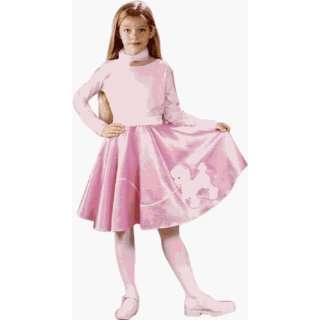  Childs 50s Poodle Skirt Costume (Size Medium 10) Toys 