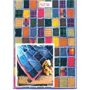  PT1432 Lazy Denim Quilt Rag Quilt Pattern by Bonnie B 