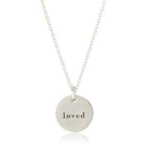 Dogeared Jewels & Gifts Mom Silver Mom, You Are Loved Necklace 18 