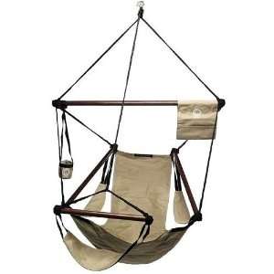   Sand Finish Outdoor Air Hanging Chair Hammock Patio, Lawn & Garden