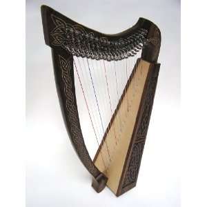  Heather Harp, (Knotwork) w/ CASE & FREE PLAY BOOK Musical 