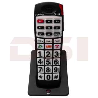   CL 30HS Big Button Talking CID Cordless Amplified Additional Handset