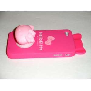 Hello Kitty (Pink) Flexible Plastic Case Back Cover With 