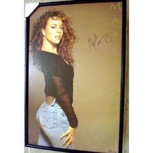 Mariah Carey Autographed poster (Singer)