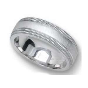  6.00 Millimeters Palladium 950 Wedding Band Ring with 