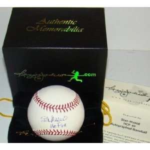  Signed Stan Musial Ball   RJ COA MINT: Sports & Outdoors