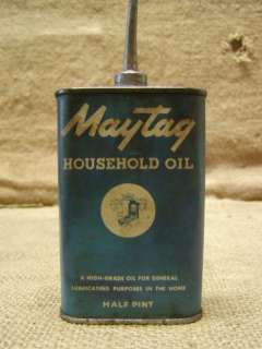 Vintage Maytag Oil Can  Antique Oiler Tractor Old Iowa  