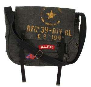 Polo Ralph Lauren Rugby Vintage Denim Messenger Bag New  
