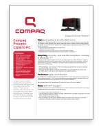  Compaq CQ2010 Desktop Computer   Black
