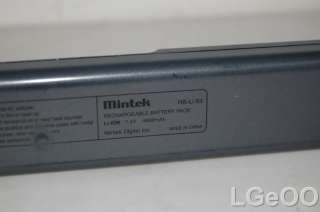 Mintek Rechargeable Portable DVD Player Battery Model RB Li 63  