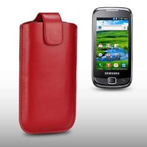  SAMSUNG GALAXY 551 RED PU LEATHER CASE, BY CELLAPOD CASES 