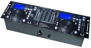 NEW Pyle Rack Mount Professional DJ Controller W/Scratch, Loop, Mixer 