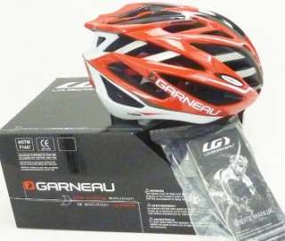 Louis Garneau Diamond   Cycling Helmet   Red/White   Medium (56 59cm 