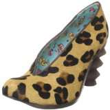 Luxury Rebel Womens Jean High Heel Pony Hair Loafer   designer shoes 