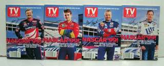 Lot of 4 Vintage NASCAR TV Guide Magazine Nascar 99  