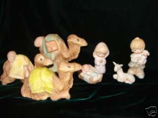 Homco 7 Piece Nativity Scene Figurines   Jesus Camels  