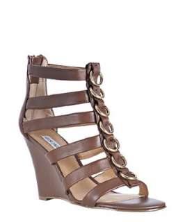 Kelsi Dagger light brown leather Juno wedges  BLUEFLY up to 70% off 