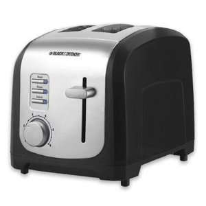  B&D 2 Slice Toaster Black