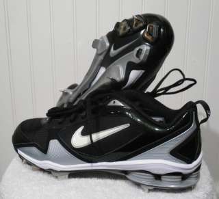 NEW Nike Shox Fuse 2 Mens Baseball Cleats 8 13 Black/White MSRP$105 