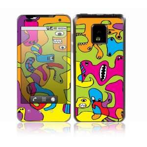 LG Optimus 2X Decal Skin Sticker   Color Monsters