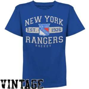  Old Time Hockey New York Rangers Youth Cleric T Shirt 