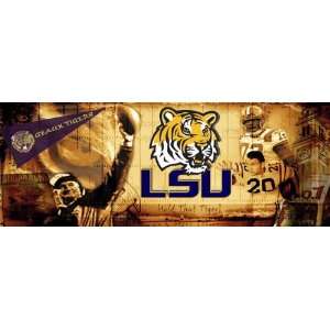  LSU Tigers Louisiana State Vintage Sports Wall Mural Wallpaper 