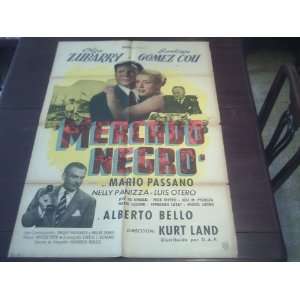   Movie Poster Mercado Negro Olga Zubarry 1953 