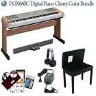 Yamaha DGX640C Digital Piano Cherry Color Bundle