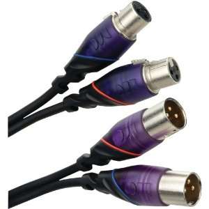 Monster Cable M DJ X 1M Monster DJ Cables 1 meter pair XLR Male to XLR 