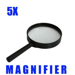 5x Magnifying Glass Coin Stamp Magnifier Optical Tool  