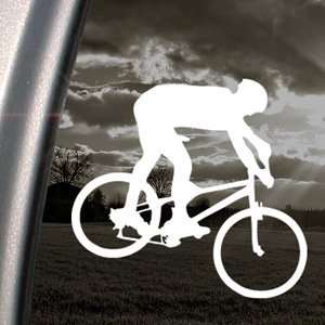 Mountain Bike Biker Decal Bicycle Window Sticker