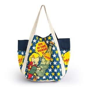   Eco Canvas Shoulder Tote Bag / Shopper Bag / Multiple Pockets Baby