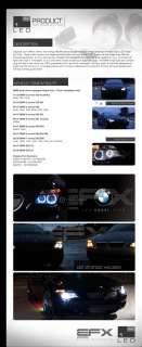 EFX 5W WHITE XENON LED ANGEL EYE LIGHT BULBS BMW 04 05 06 07 E87 1 