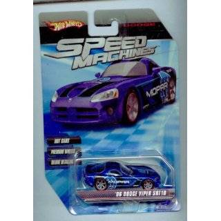 Hot Wheels Speed Machines 06 Dodge Viper SRT10 BLUE 1:64 Scale